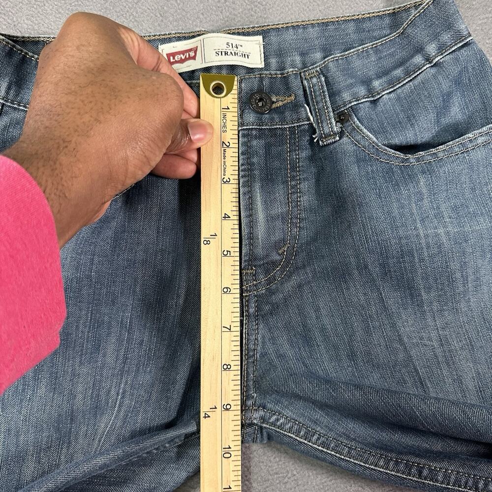Levi’s 514 Straight Jeans Blue Women’s 14 Reg 27x27 Mid Rise Denim Casual - Picture 5 of 9
